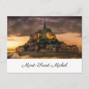 Carte Postale La peinture du Mont-Saint-Michel