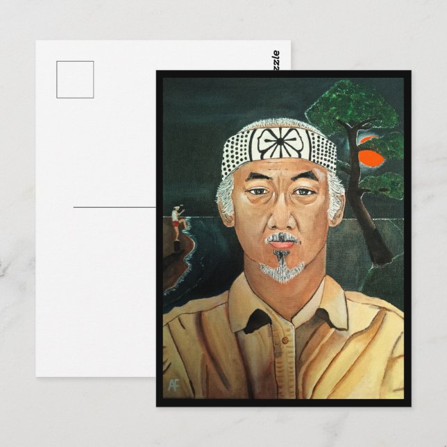 Carte Postale La peinture Sensei par Alfred Fox (Devant / Derrière)