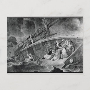 Carte Postale La perte de l'Indiaman oriental