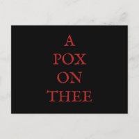 La peste soit de toi.