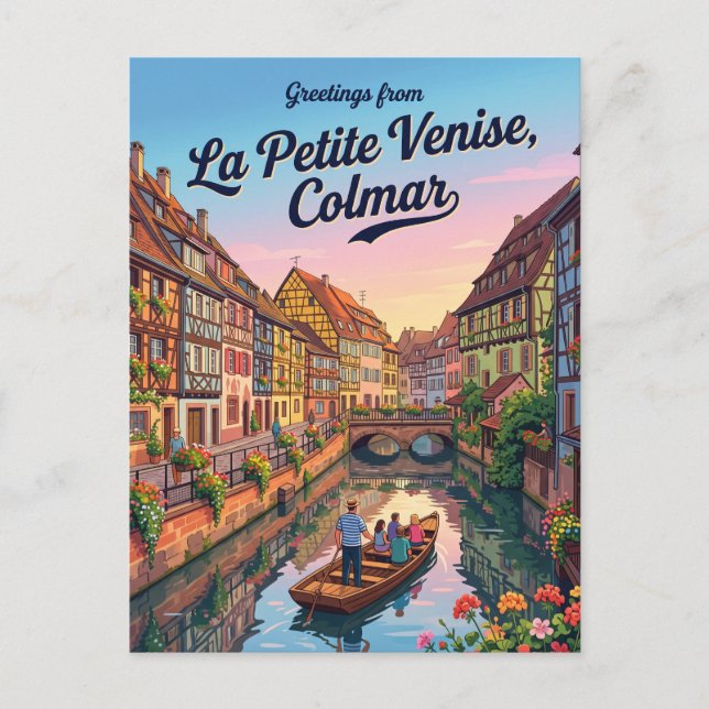 Carte Postale La Petite Venise France (Devant)