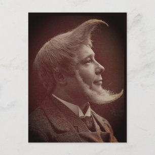 Carte Postale La photo de l'homme dans la lune des années 1800