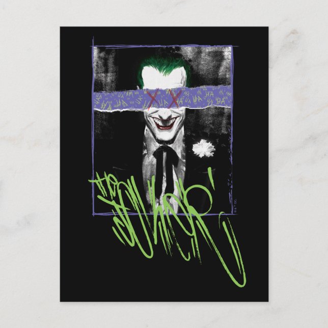 Carte Postale La photographie du livre de découpures du Joker (Devant)