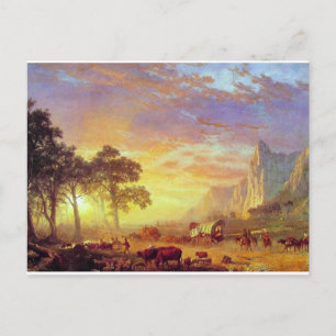 Carte Postale La piste de l'Oregon - Albert Bierstadt