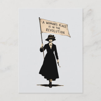 Carte Postale La place d'une femme est dans la révolution fémini