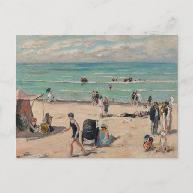 Carte Postale La Plage de Fort-Mahon | Albert André (Devant)