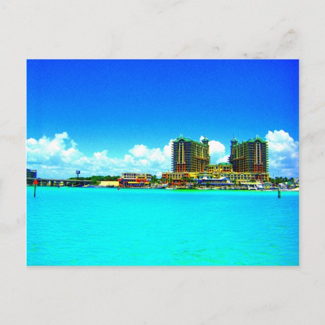 Carte Postale La plage de l'hôtel Emerald Grande Destin Florida (Devant)