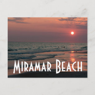 Carte Postale La plage de Miramar