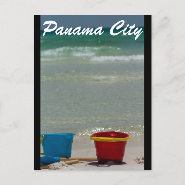 Carte Postale La plage de Panama City (Devant)