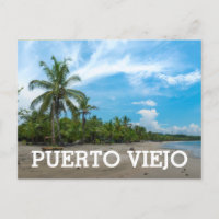La plage de Puerto Viejo