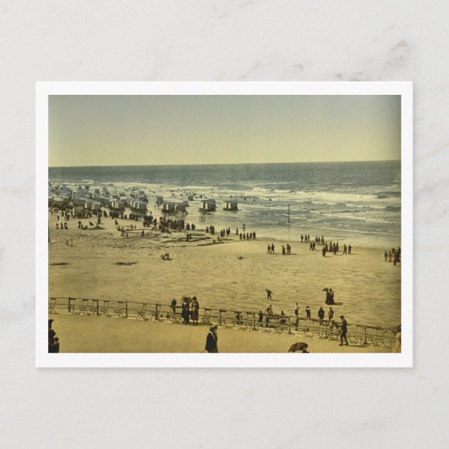 Carte Postale La plage du Casino, Ostende, Belgique (Devant)