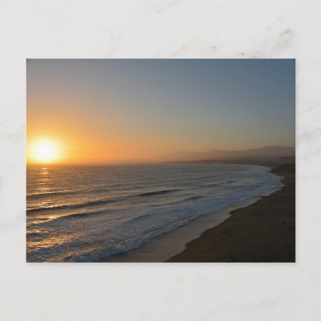 Carte Postale La plage du soir (Devant)