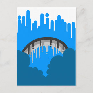 Carte Postale La pluie va fondre partout