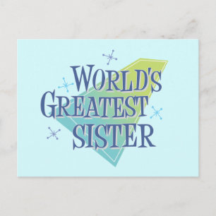 Carte Postale La plus grande soeur du monde