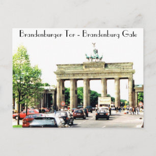 Carte Postale La porte de Brandebourg