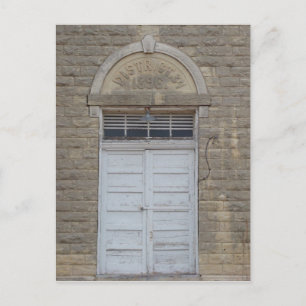 Carte Postale La porte de l'école