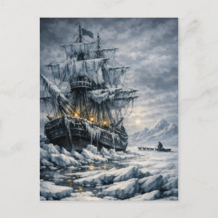 Carte Postale La poursuite arctique de Frankenstein par BurnsInH