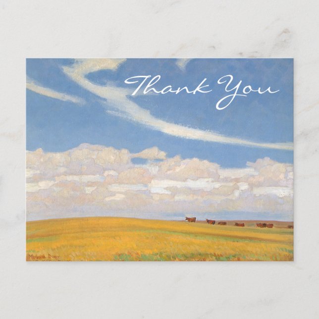 Carte Postale La prairie de Dixon après la tempête (Devant)