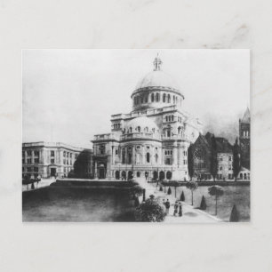 Carte Postale La première église du Christ, scientifique à Bosto