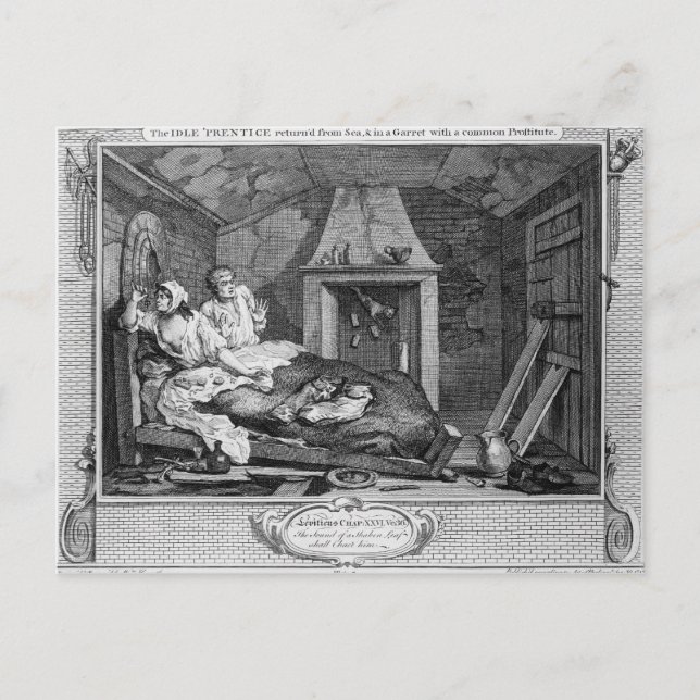 Carte Postale La "Prentice de l'inactivité" revient de la mer (Devant)