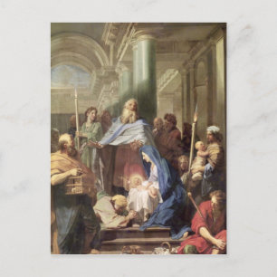 Carte Postale La présentation dans le Temple, 1692