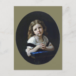 Carte Postale La Prière, Bouguereau