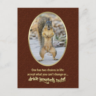 Carte Postale La prière de la sérénité en un mot