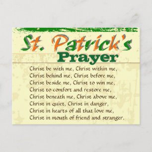 Carte Postale La prière de saint Patrick, Christ en moi
