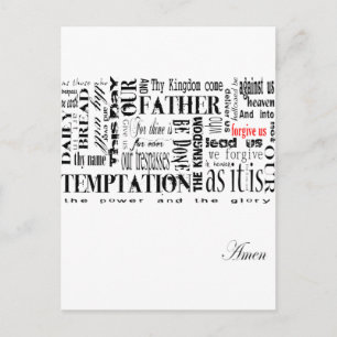 Carte Postale La prière des seigneurs