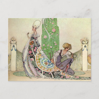 Carte Postale La princesse et le jardinier de Kay Nielsen