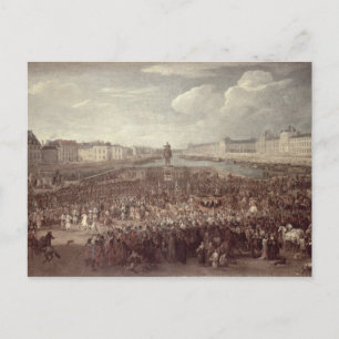 Carte Postale La procession de Louis XIV (1638-1715) à travers l