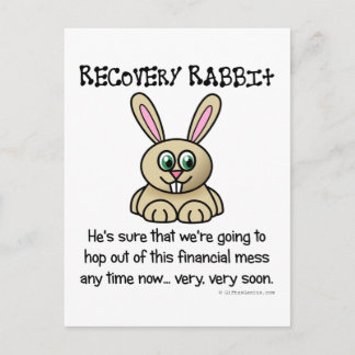 Carte Postale La récession doit finir par se terminer