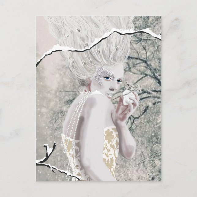 Carte Postale La reine de neige (Devant)