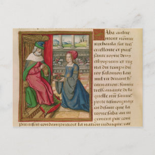 Carte Postale La reine de Saba