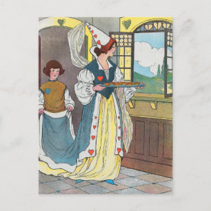 Carte Postale La Reine des Coeurs Fit Des Tartes, La Petite Rhym