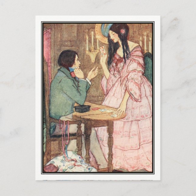 Carte Postale La Reine des Coeurs par Florence Harrison (Devant)