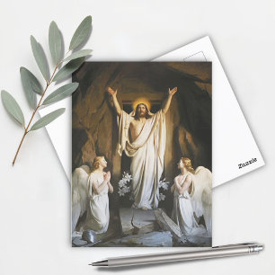 Carte Postale La résurrection de Carl Bloch, Art Religieux