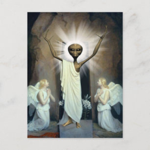Carte Postale La Résurrection De Jésus Alien