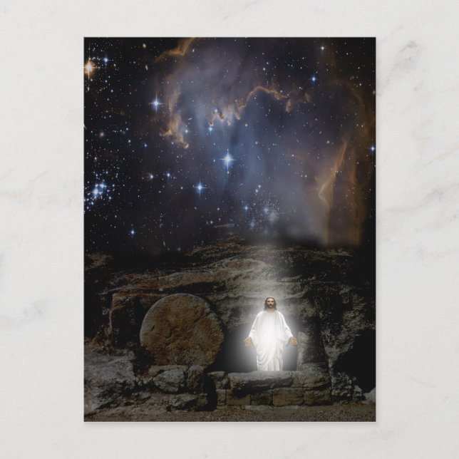 CARTE POSTALE LA RÉSURRECTION DE L'ÉTERNEL. (Devant)