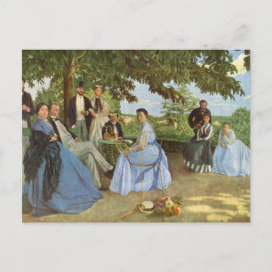 Carte Postale La Réunion familiale de Frédéric Bazille