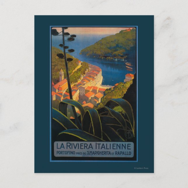 Carte Postale La Riviera italienne (Devant)
