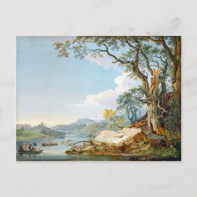 Carte Postale La rivière Severn à Shrewsbury, Shropshire (Devant)