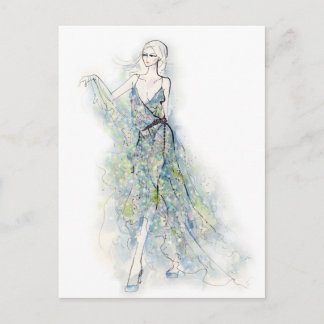 Carte Postale La robe d'été