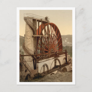 Carte Postale La Roue, Laxey, Île de Man, Angleterre