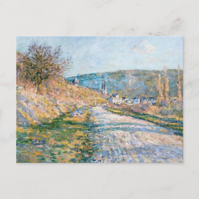 Carte Postale La Route de Vétheuil | Claude Monet (Devant)