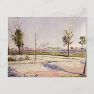 Carte Postale La route vers Gennevilliers, 1883