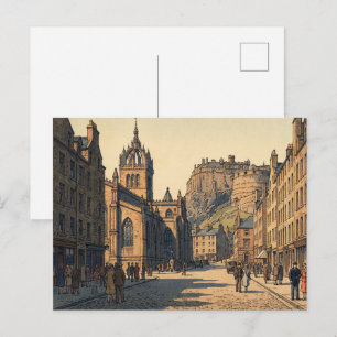 Carte Postale La Royal Mile à Édimbourg J