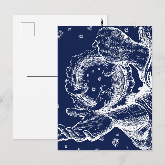 Carte Postale La Rubaiyat de la création d'Omar Khayyam (Devant / Derrière)