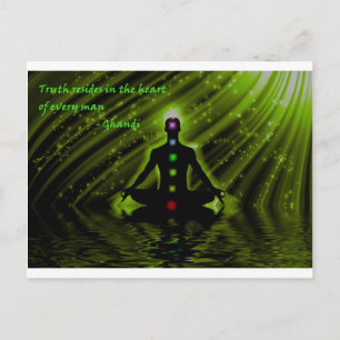 Carte Postale La sagesse de Gandhi