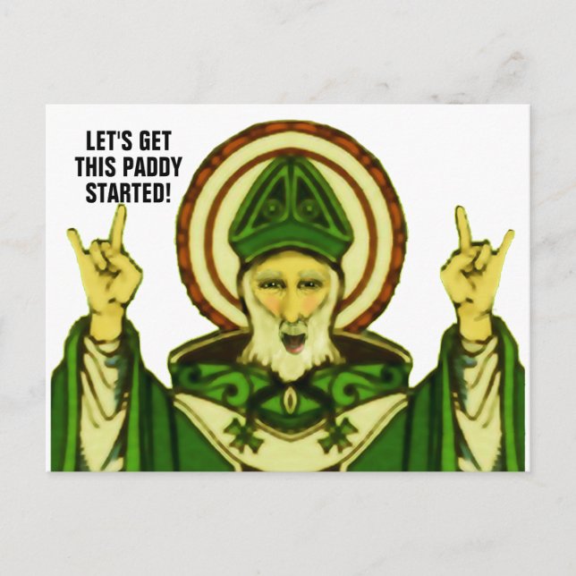 Carte Postale La Saint-Patrick (Devant)